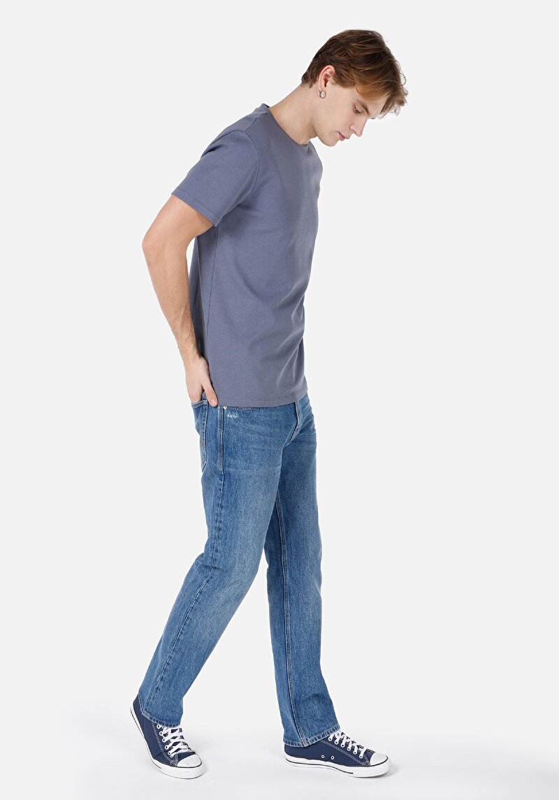 Зображення Футболка З Коротким Рукавом Чоловіча Блакитна Cl1063413