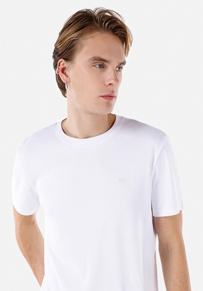 Зображення Футболка З Коротким Рукавом Чоловіча Біла Cl1063413