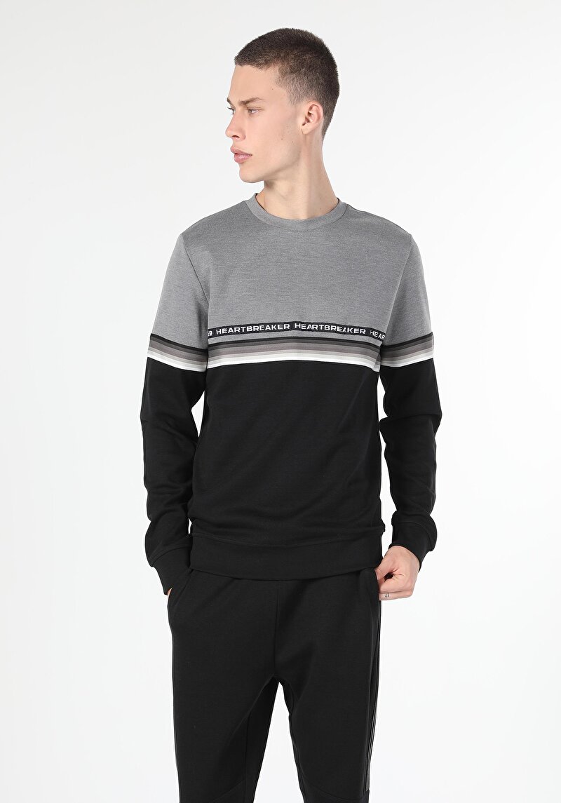 Показати інформацію про Толстовка Чоловіча Чорна  Cl1059893