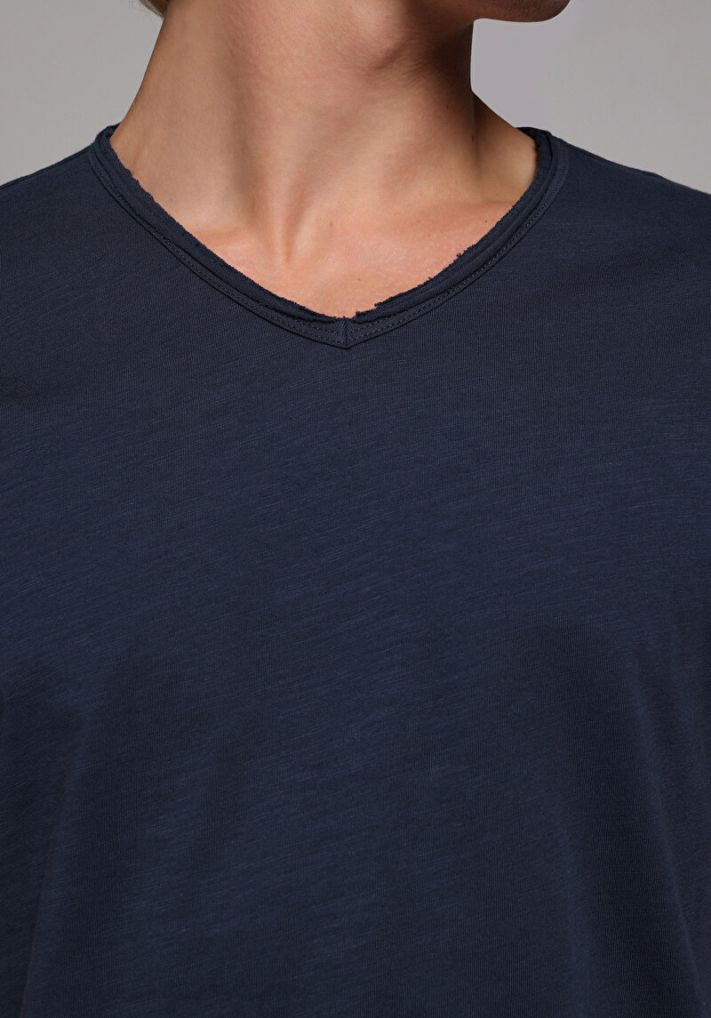 Зображення Футболка З Коротким Рукавом Чоловіча Синя Cl1058584