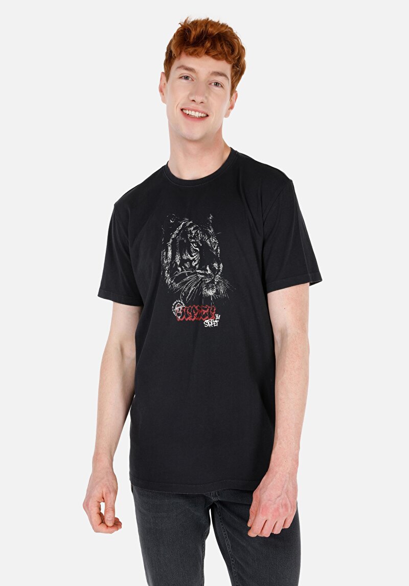 Зображення Футболка З Коротким Рукавом Чоловіча Сіра  Cl1066669