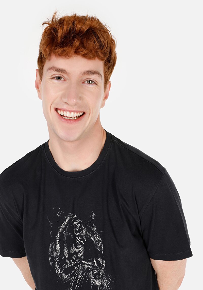 Показати інформацію про Футболка З Коротким Рукавом Чоловіча Сіра  Cl1066669