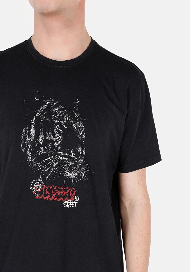 Показати інформацію про Футболка З Коротким Рукавом Чоловіча Сіра  Cl1066669