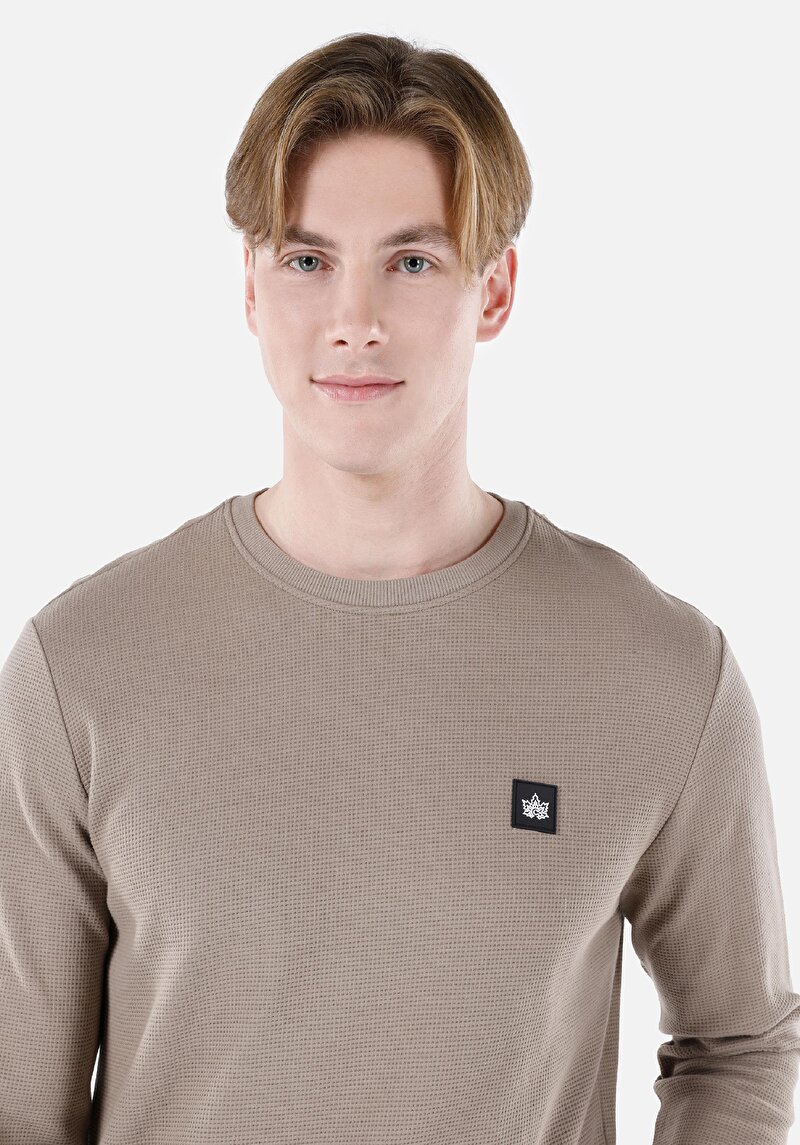 Показати інформацію про Футболка З Довгим Рукавом Чоловіча Зелена  Cl1066756