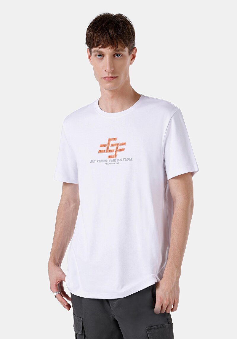 Зображення Футболка З Коротким Рукавом Чоловіча Біла  Cl1066764