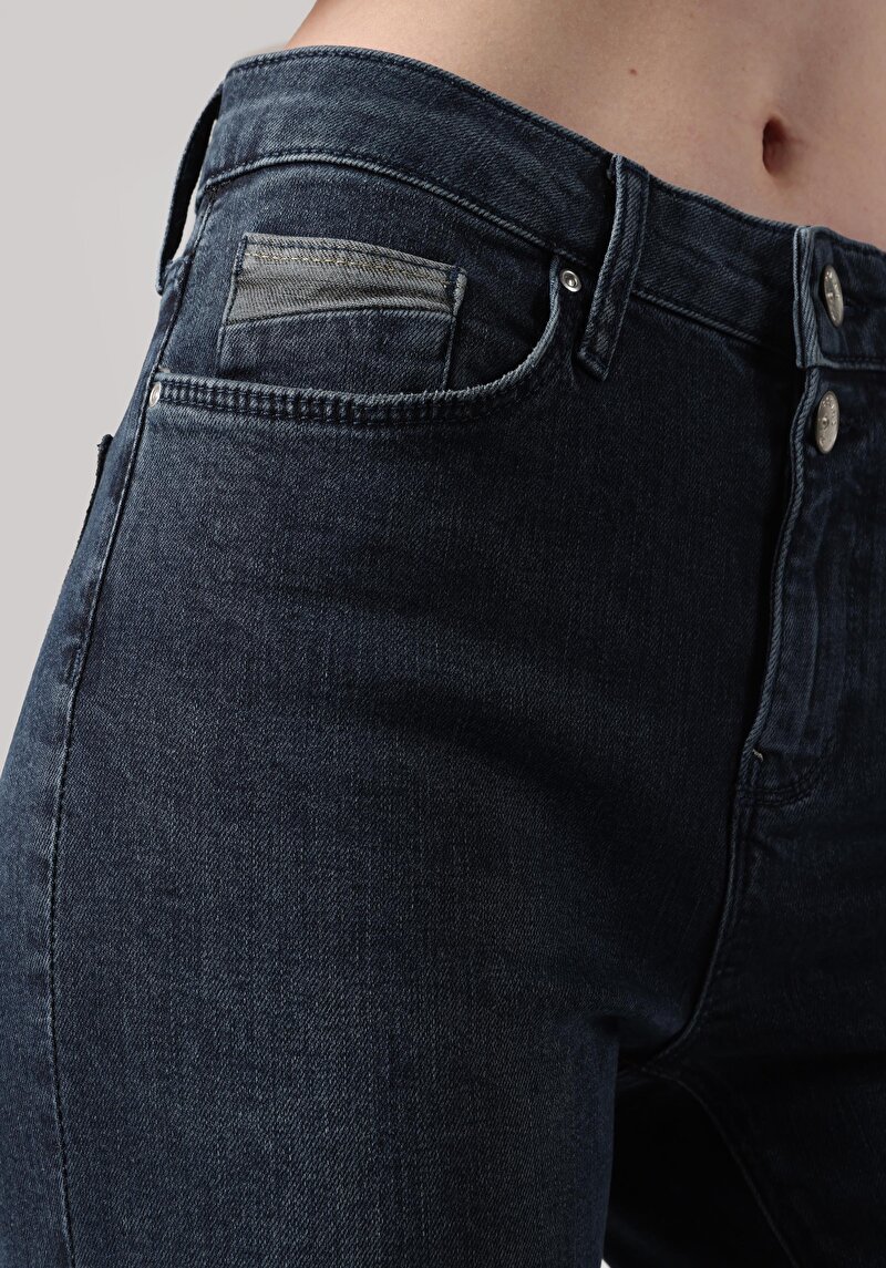 Показати інформацію про 703 Carla Джинси Жіночі Блакитні Вузького Крою Cl1063467