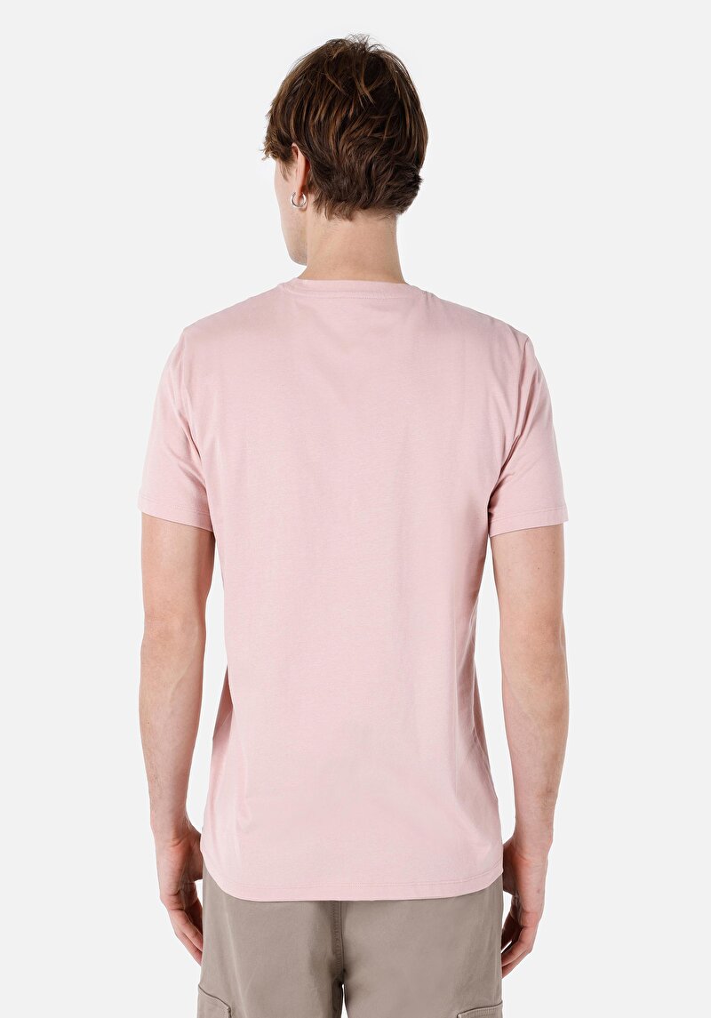 Показати інформацію про Футболка З Коротким Рукавом Чоловіча Рожева  Cl1058592