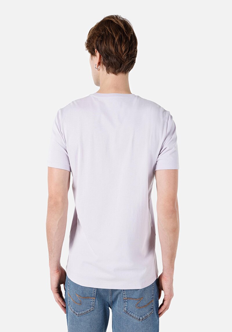 Показати інформацію про Футболка З Коротким Рукавом Чоловіча Фіолетова  Cl1058592