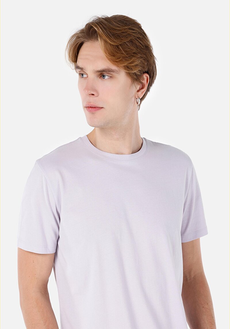 Показати інформацію про Футболка З Коротким Рукавом Чоловіча Фіолетова  Cl1058592