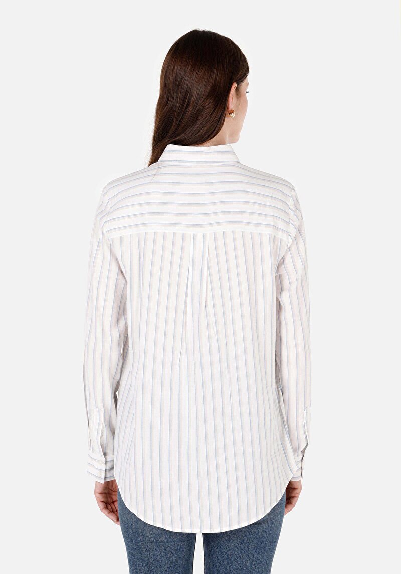 Показати інформацію про Сорочка З Довгим Рукавом Жіноча Біла  Cl1070311