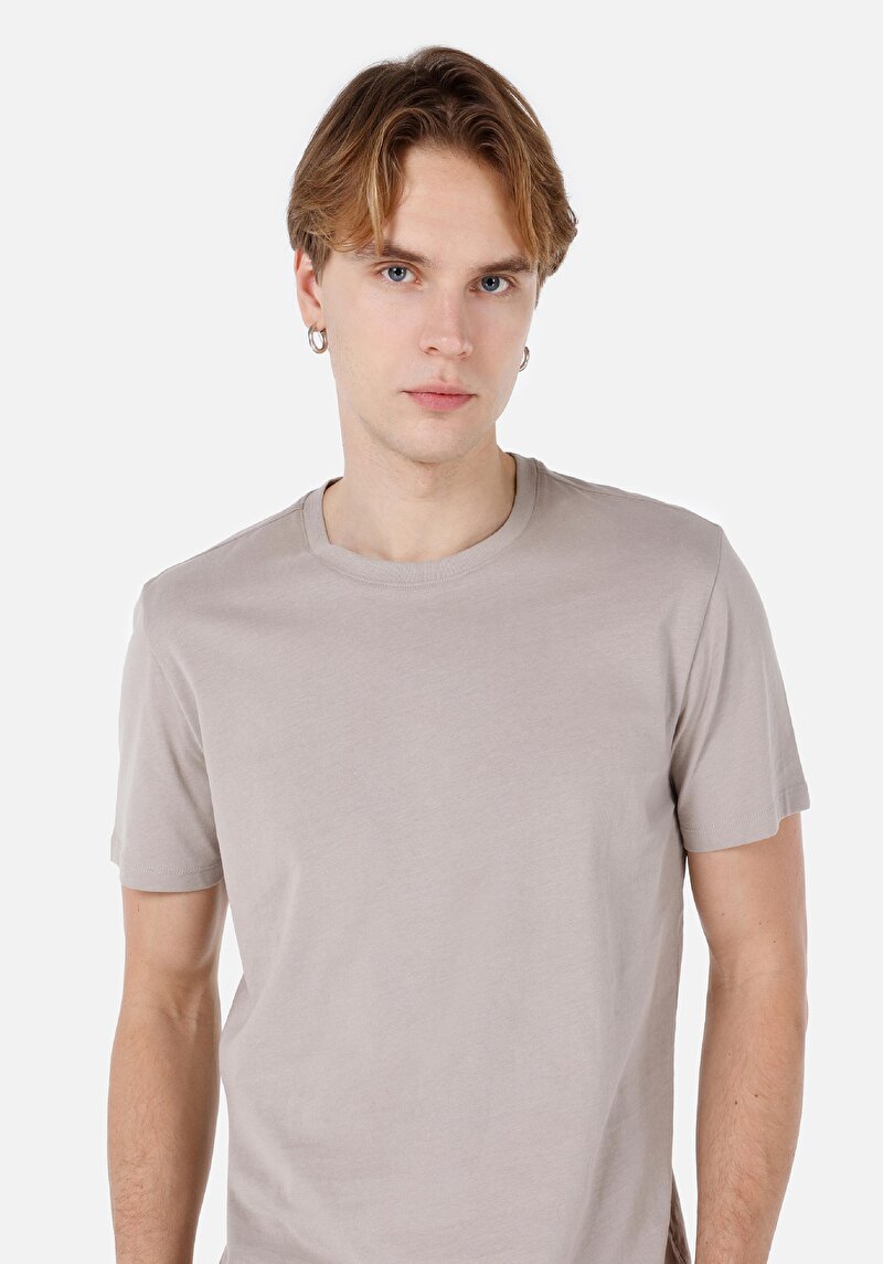 Показати інформацію про Футболка З Коротким Рукавом Чоловіча Сіра  Cl1058592