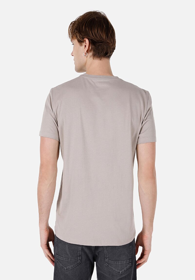 Показати інформацію про Футболка З Коротким Рукавом Чоловіча Сіра  Cl1058592