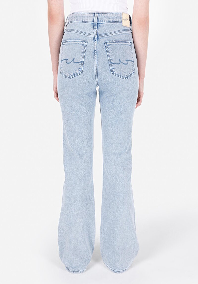 Зображення 791 Monica Джинси Жіночі Блакитні Класичного Крою Cl1069427