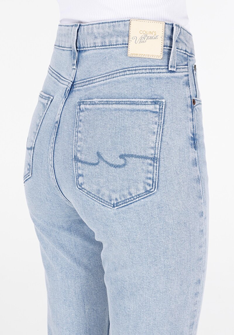 Показати інформацію про 791 Monica Джинси Жіночі Блакитні Класичного Крою Cl1069427