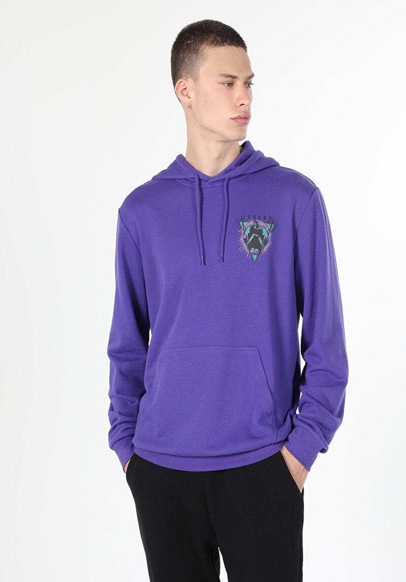 Показати інформацію про Толстовка Чоловіча Фіолетова  Cl1060042