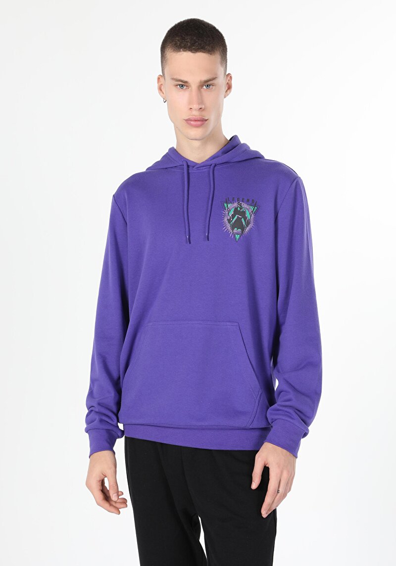 Показати інформацію про Толстовка Чоловіча Фіолетова  Cl1060042