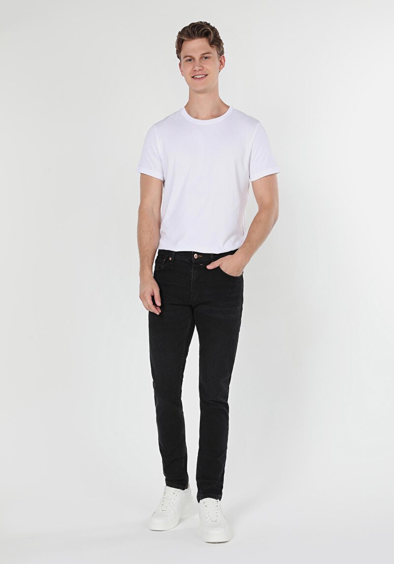 Зображення 041 Danny Джинси Чоловічі Чорні Вузького Крою Cl1060114