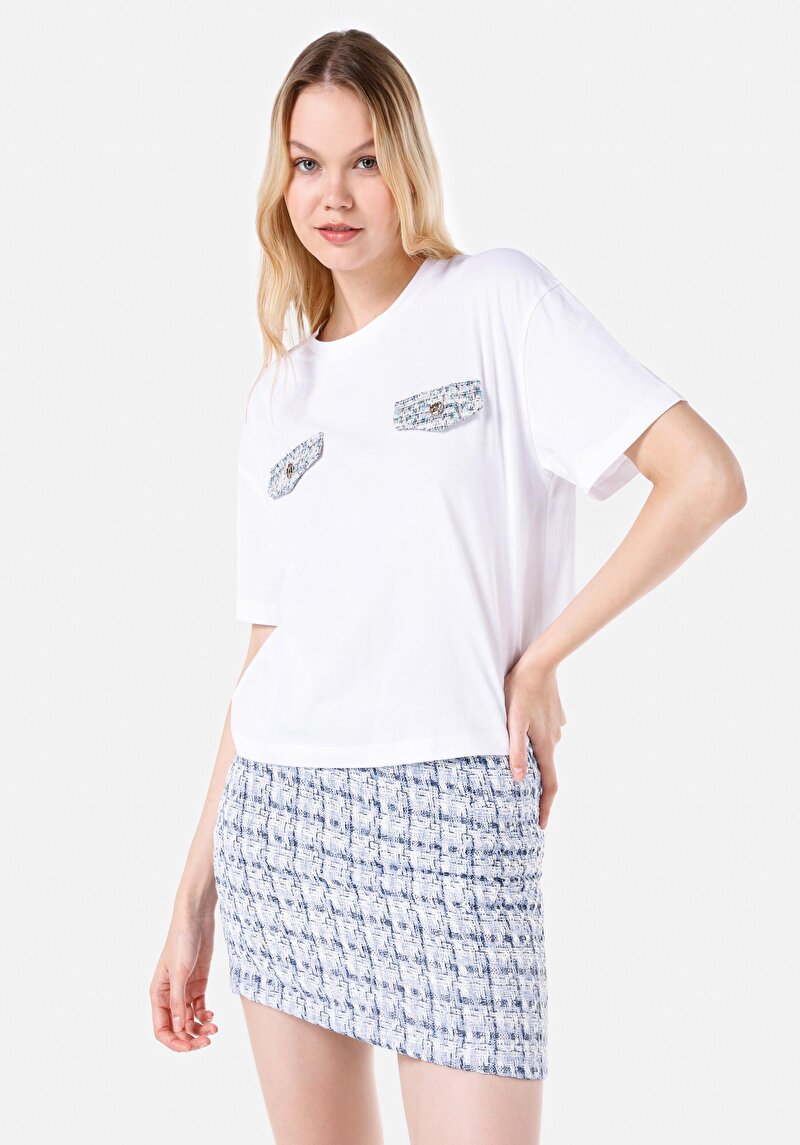 Зображення Футболка З Коротким Рукавом Жіноча Біла  Cl1067322