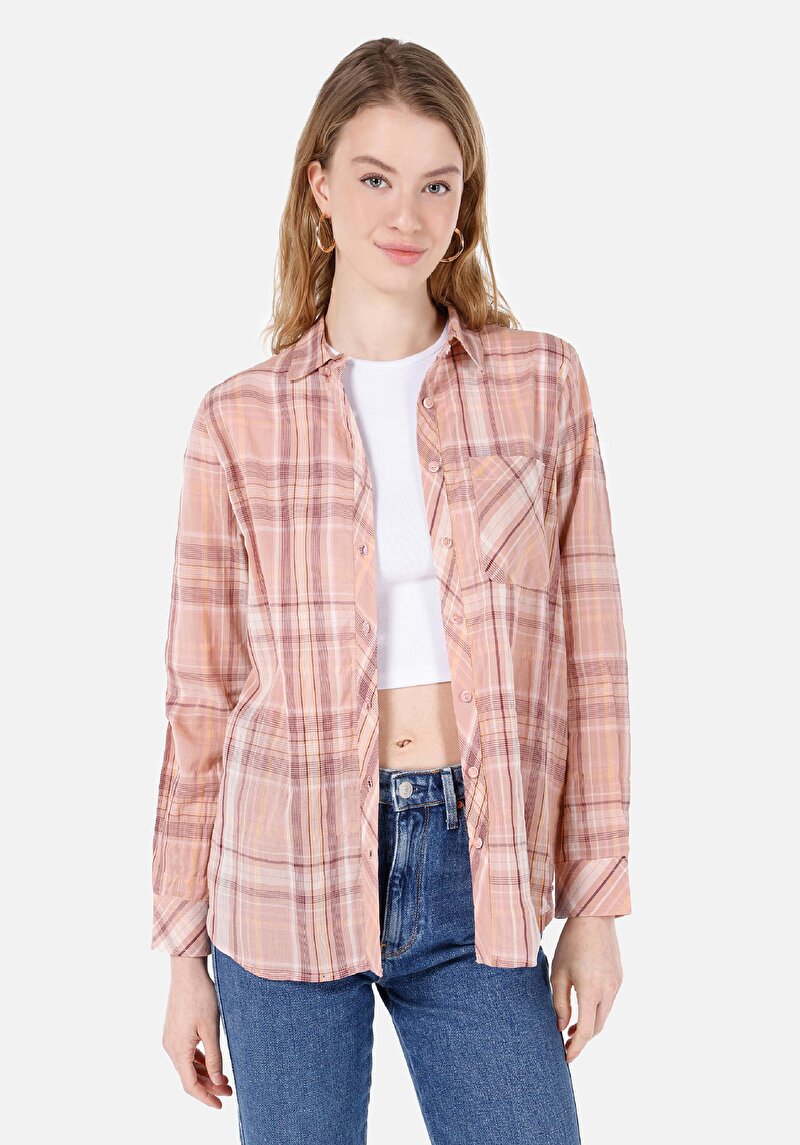 Зображення Сорочка З Довгим Рукавом Жіноча Рожева Cl1067336