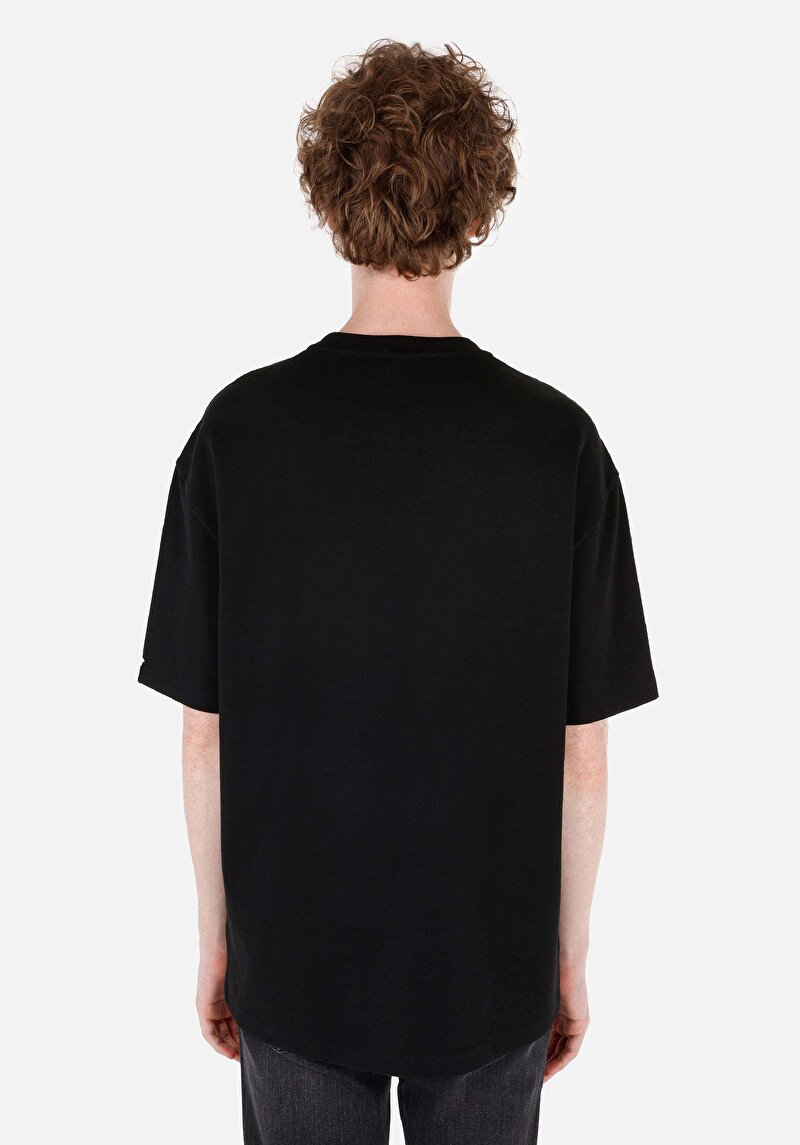 Показати інформацію про Футболка З Коротким Рукавом Чоловіча Чорна  Cl1070331