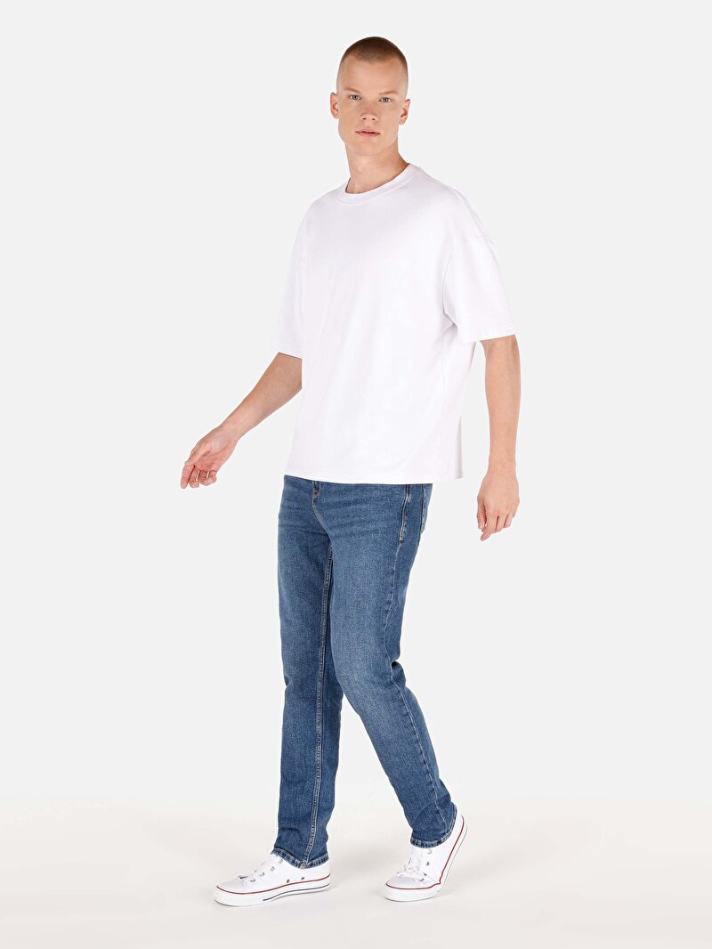 Показати інформацію про 044 Karl Джинси Чоловічі Блакитні Прямого Крою Cl1071284