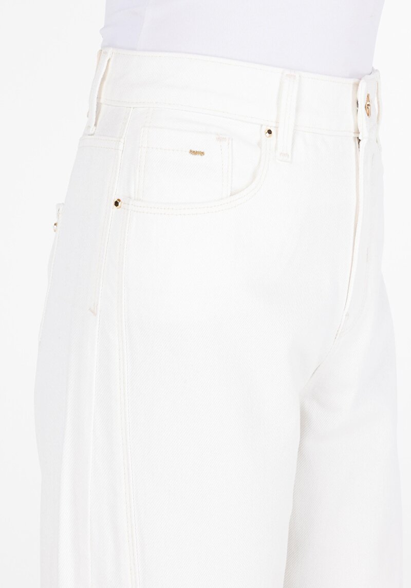 Показати інформацію про 975 Ella Джинси Жіночі Білі Класичного Крою Cl1069451