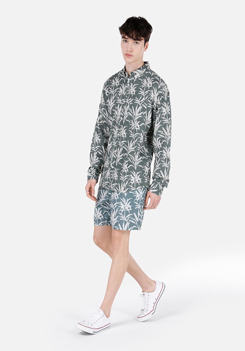 Показати інформацію про Шорти Пляжні Чоловічі Зелені  Cl1067557