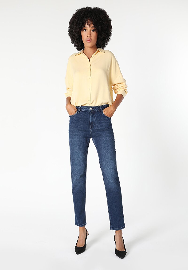 Зображення 703 Carla Джинси Жіночі Вузького Крою Cl1061434