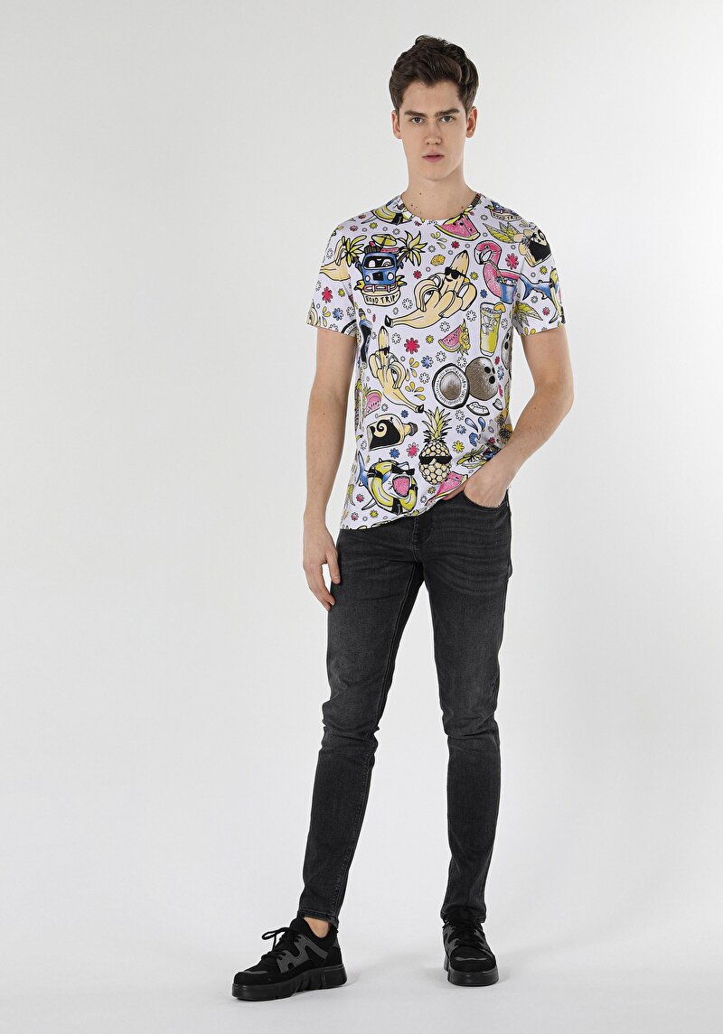 Зображення Футболка З Коротким Рукавом Чоловіча Мультіколор  Cl1058711