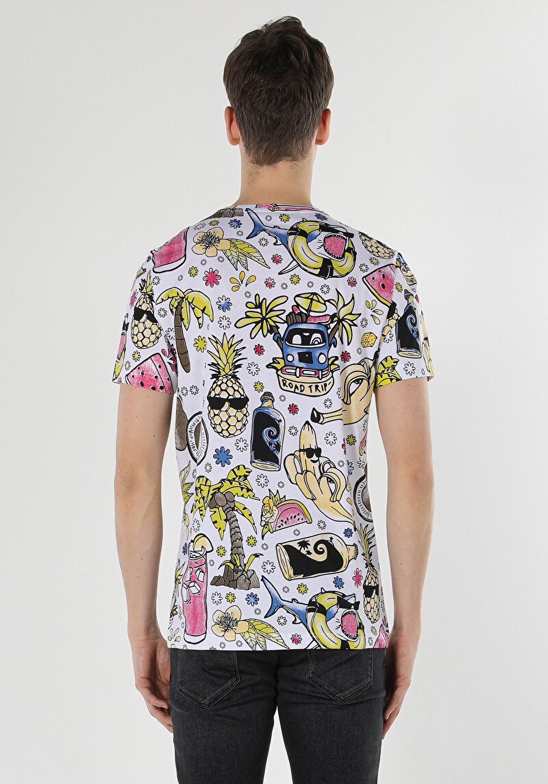 Показати інформацію про Футболка З Коротким Рукавом Чоловіча Мультіколор  Cl1058711