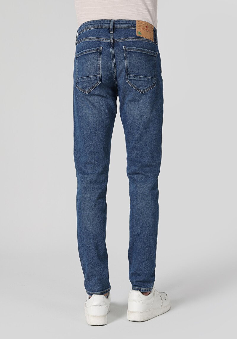 Зображення 041 Danny Джинси Чоловічі Блакитні Вузького Крою Cl1063487
