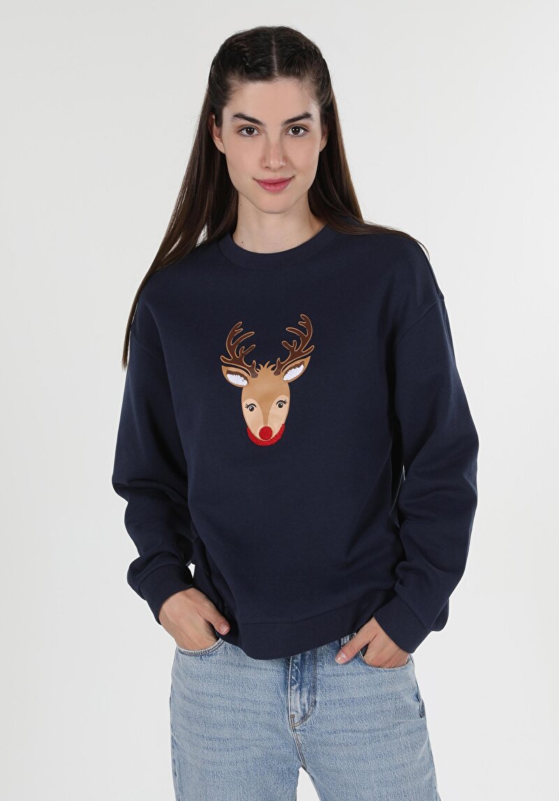 Зображення Толстовка Жіноча Синя  Cl1061488