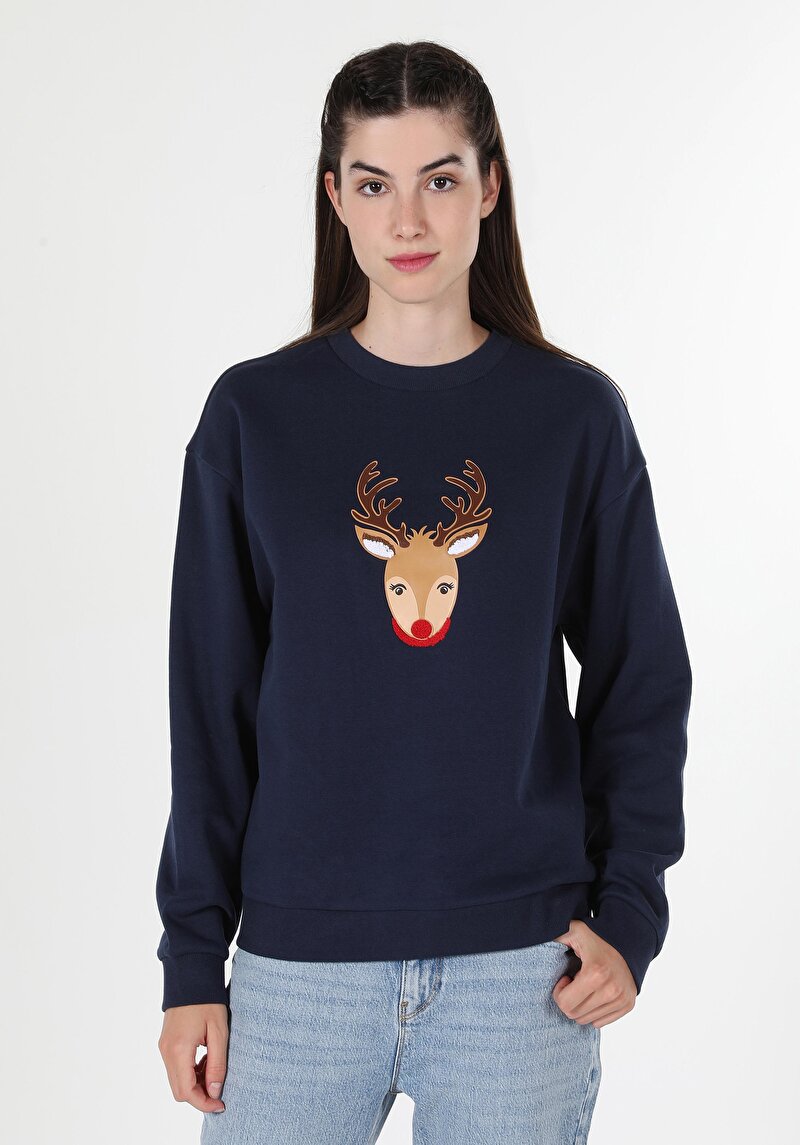 Показати інформацію про Толстовка Жіноча Синя  Cl1061488