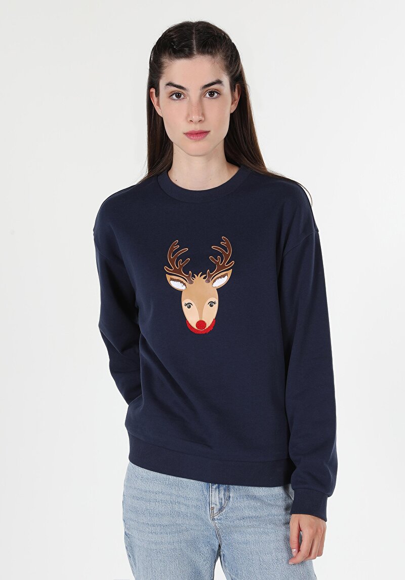 Показати інформацію про Толстовка Жіноча Синя  Cl1061488