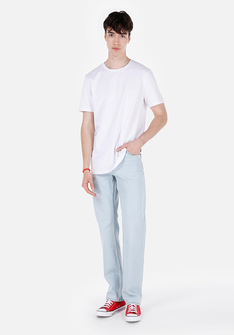 Зображення 045 David Джинси Чоловічі Блакитні Класичного Крою Cl1069497