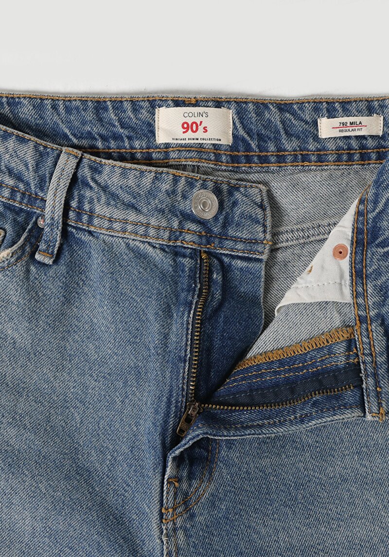 Показати інформацію про 884 Lauren Джинси Жіночі Блакитні Прямого Крою Cl1063489