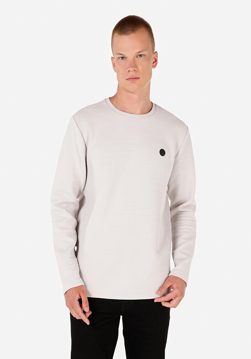 Зображення Футболка З Довгим Рукавом Чоловіча Сіра  Cl1067820