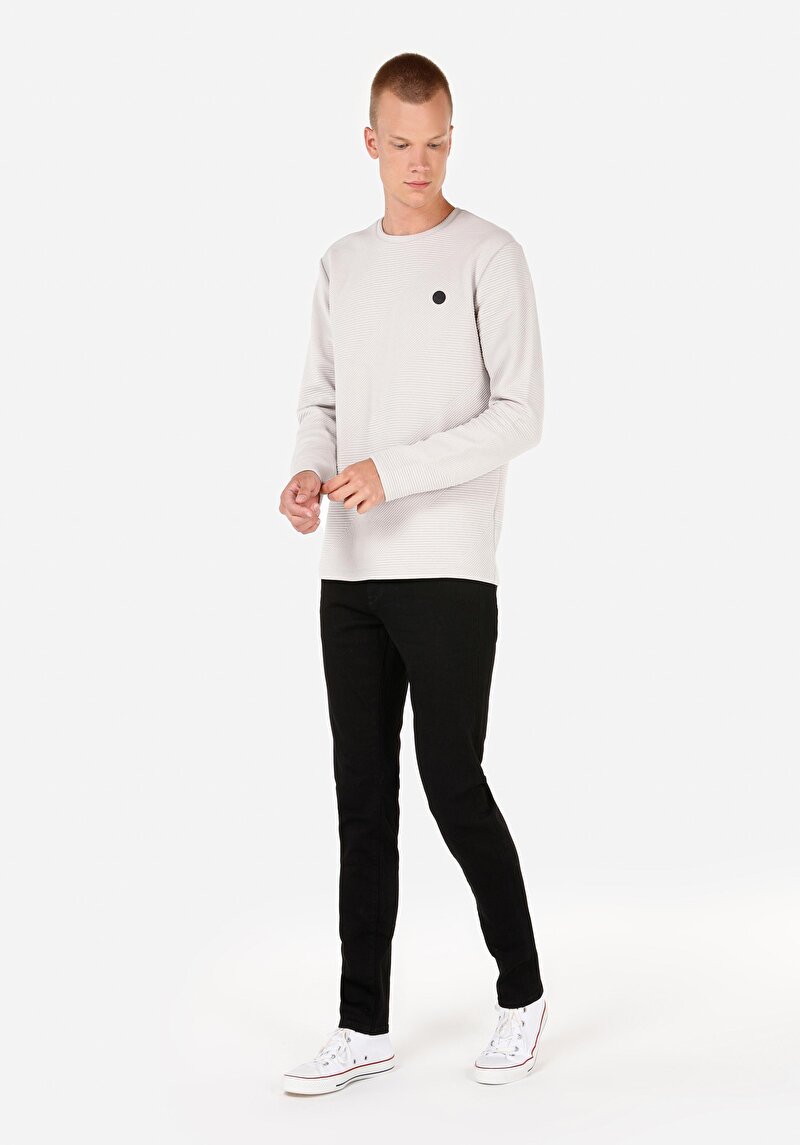 Показати інформацію про Футболка З Довгим Рукавом Чоловіча Сіра  Cl1067820