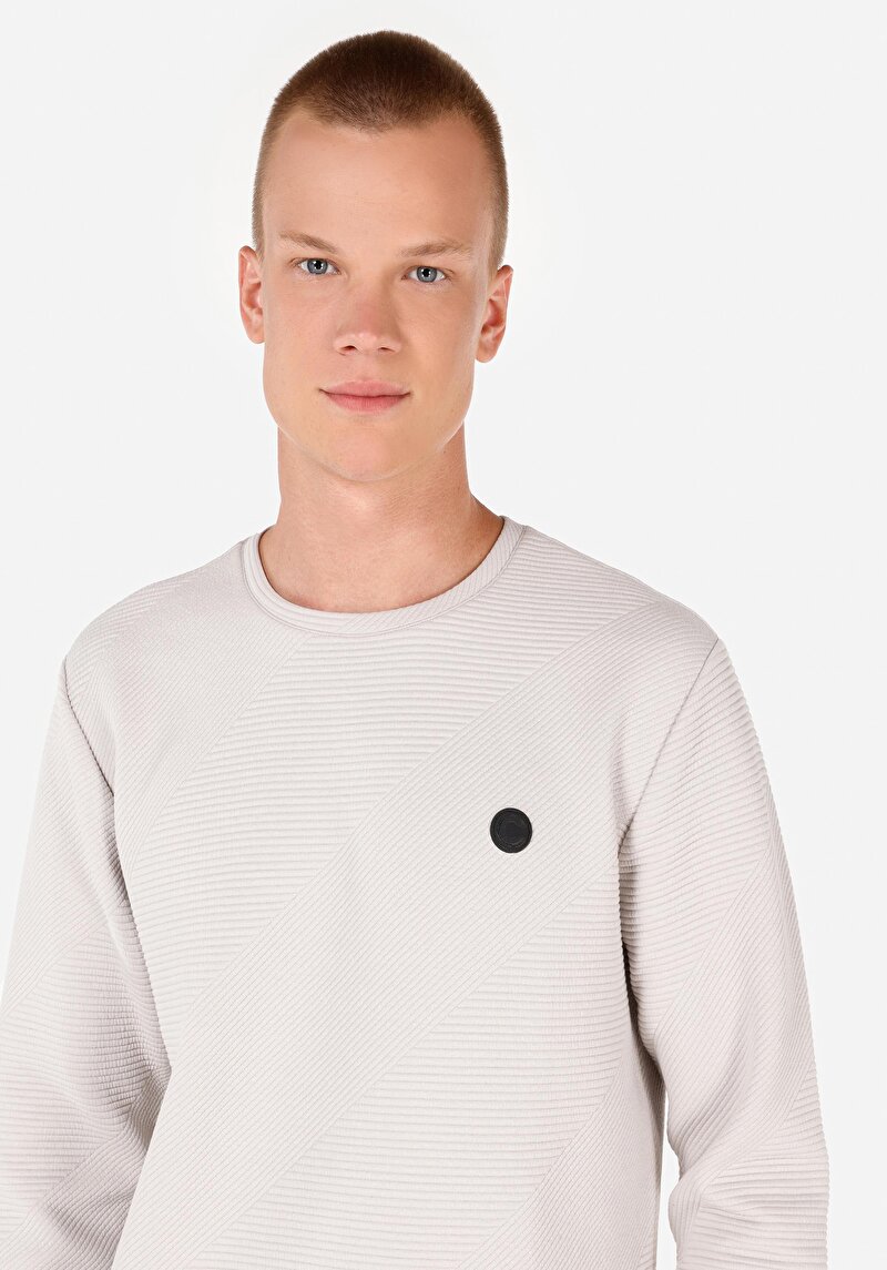 Показати інформацію про Футболка З Довгим Рукавом Чоловіча Сіра  Cl1067820