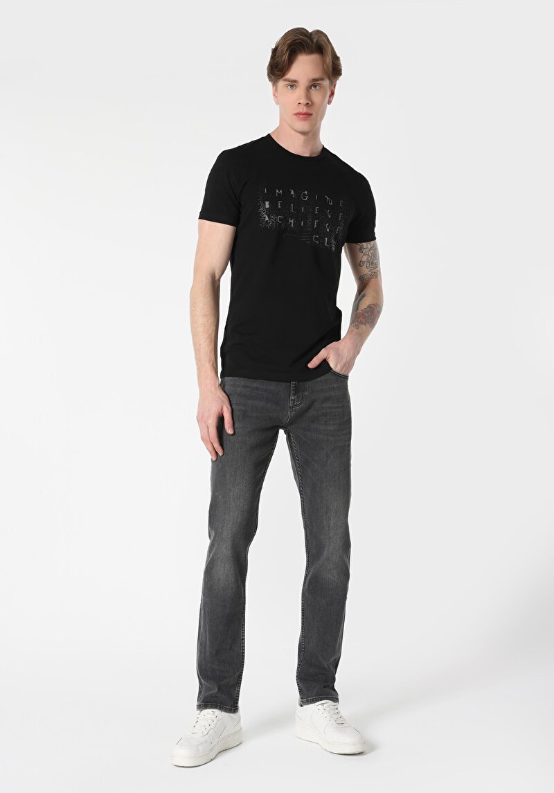 Показати інформацію про 044 Karl Джинси Чоловічі Блакитні Прямого Крою Cl1063492