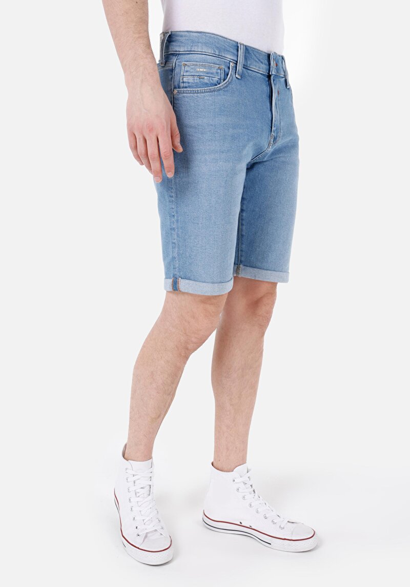 Показати інформацію про 041 Danny Шорти Чоловічі Блакитні  Cl1069519