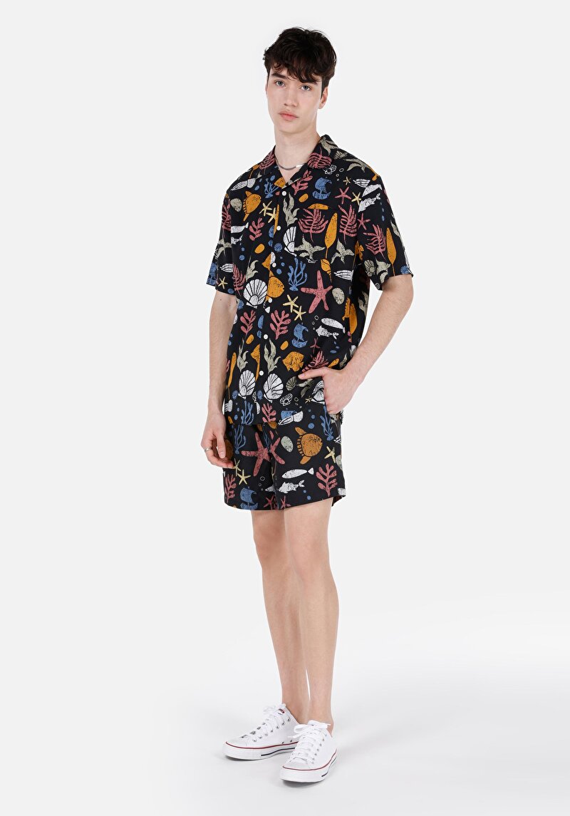 Зображення Шорти Пляжні Чоловічі Чорні  Cl1068040