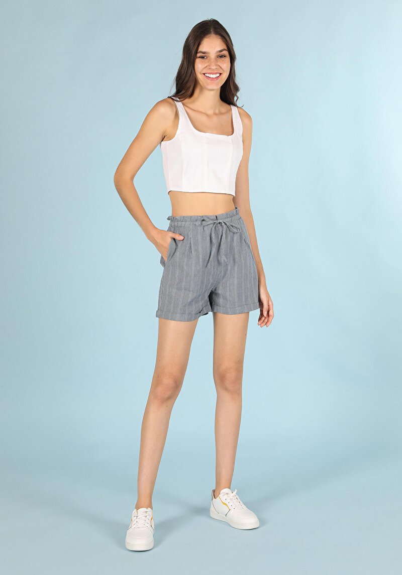 Зображення Шорти Жіночі Блакитні  Cl1058786