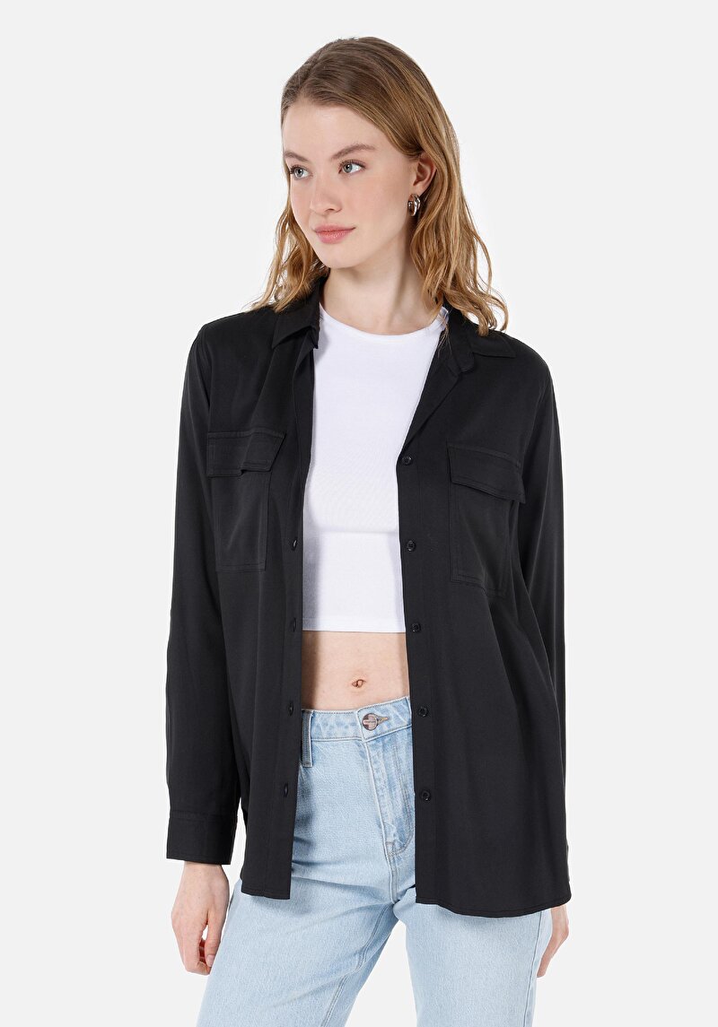 Зображення Сорочка З Довгим Рукавом Жіноча Сіра Cl1053348