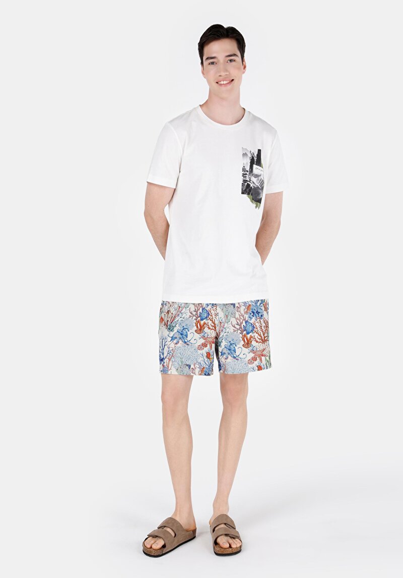 Зображення Шорти Пляжні Чоловічі Бежеві  Cl1068041