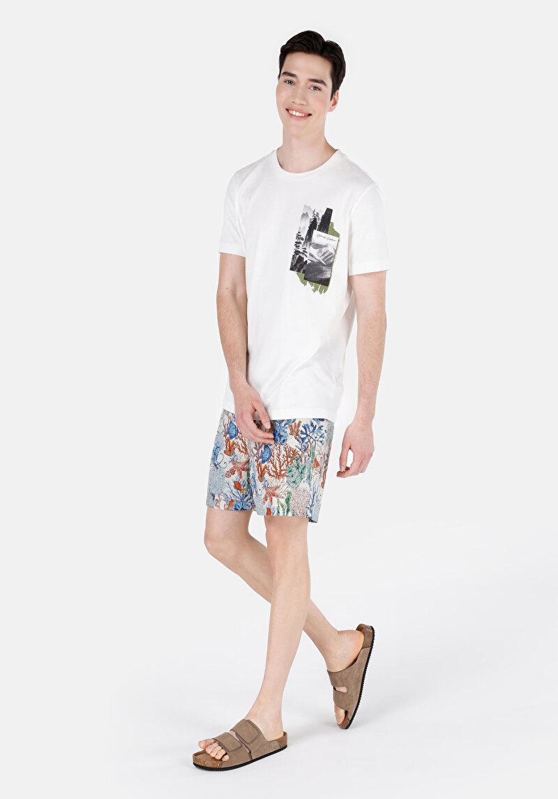 Показати інформацію про Шорти Пляжні Чоловічі Бежеві  Cl1068041