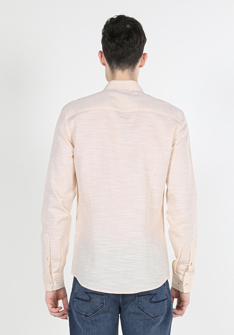 Зображення Сорочка З Довгим Рукавом Чоловіча Жовта Cl1058817