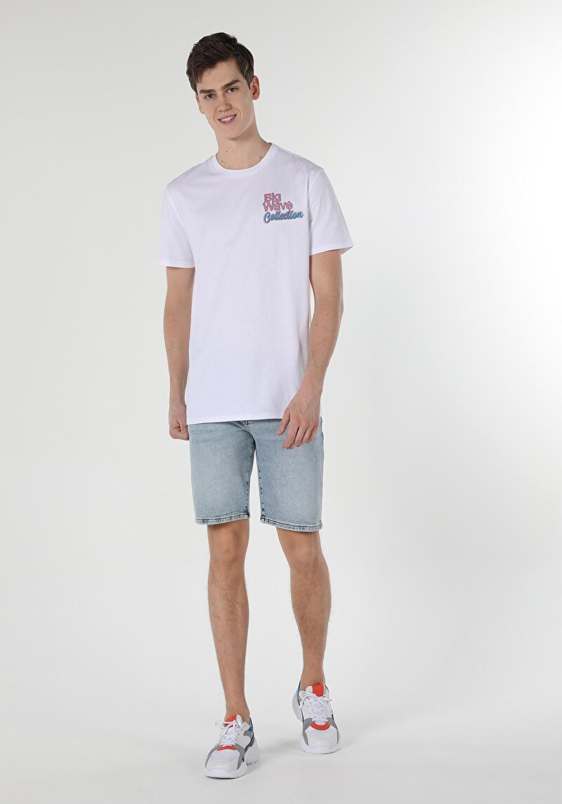 Зображення Футболка З Коротким Рукавом Чоловіча Біла  Cl1058831