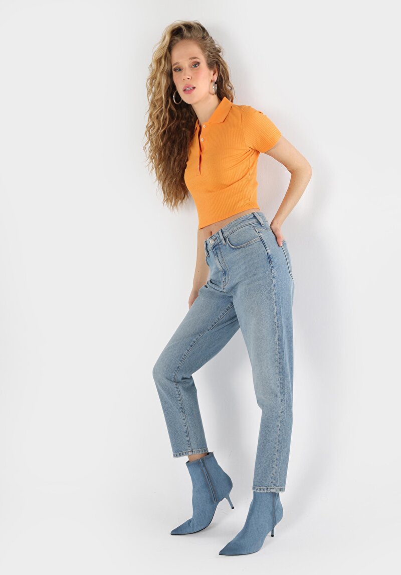 Зображення 896 Maria Джинси Жіночі Блакитні Cl1063498