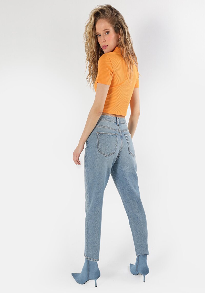 Зображення 896 Maria Джинси Жіночі Блакитні Cl1063498